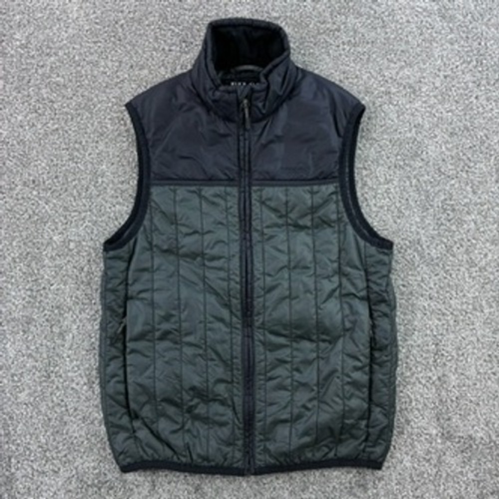 CC Filson Ultra Light Vest Mens XS Olive Black Primaloft Insulated Zip Pockets‎